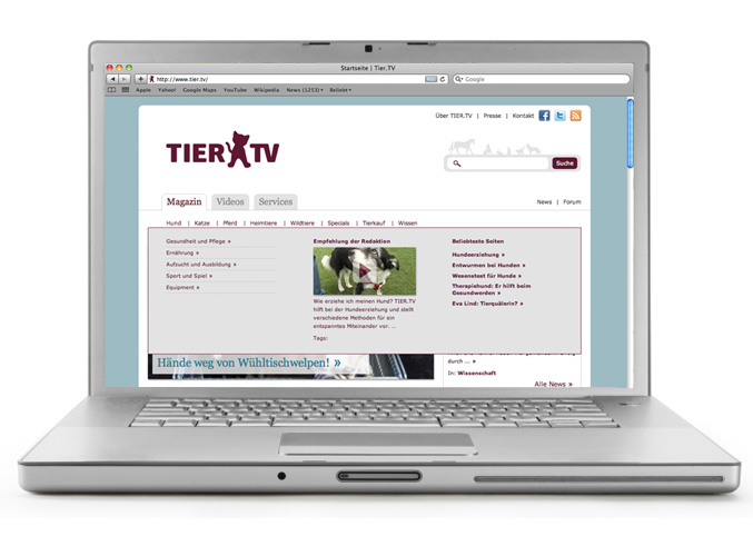 Relaunch www.tier.tv